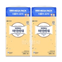 크리넥스 마이비데 키즈 화장실용 물티슈 캡형, 60매, 12팩