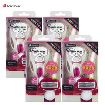 도루코 여성면도기 샤이스위티기획 면도기핸들1+날2입+눈썹칼3개 x 4세트, 1세트