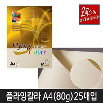 삼원특수지 칼라복사지 플라잉칼라80g (25매입) 40종 모음(선택구매), P-02(연미색)