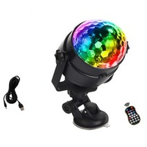 싸이키 사이키조명 노래방 파티 클럽 무대 가정용 미러볼 밀러볼 LED 디스코 라이트 볼, 5v USB 추가 베이스, 충전식