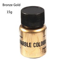 15g 에폭시 수지 착색제 반짝이 대리석 금속 안료 수지 보석 만들기, 갈색
