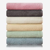 송월타월 라이트무지40, 5매, 연두