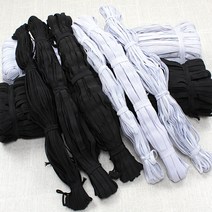 고무밴드 고무줄 허리고무줄 바지고무밴드-대용량 롤 뭉치 50y, 골고무 대용량(6mm검정)