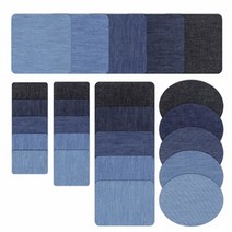 데님패치 열부착 청바지천 데님수리 옷수선스티커 와펜 자수 패치, 12.5x12.5cm사각1개, 블랙
