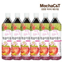 미토 복숭아홍차 1020ml X 6개/복숭아아이스티 액상음료 과일액상 원액, 6개
