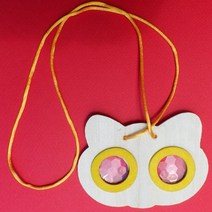 나skswint_동물 만화경 목걸이 만들기 10개묶음 유치원미술교구 만들기재료 공작 공작용 만들기패키지 수업 시간♥winters, ♥나누리겨울!