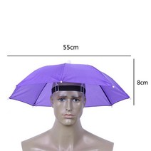 전기킥보드 휴대용 비 우산 모자 육군 녹색 Foldable 야외 Pesca 태양 그늘 방수 캠핑 낚시 쓰고 있죠 비치, 19 Purple