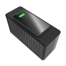Victrola Music Edition 2 탁상용 블루투스 스피커 IP67 방수 및 방진 데님 청바지 20시간 배터리 수명 멀티 스피커 페어링 프리미엄 사운드 및 패시브