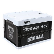 폴딩박스 다용도 접이식 트렁크 정리함 캠핑box, 화이트+블랙
