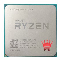 라이젠 2200gAMDRyzen 3 1300X R3 3.5 GHz 쿼드 코어 스레드 CPU 프로세서 YD130XBBM4KAE 소켓 AM4, 한개옵션0