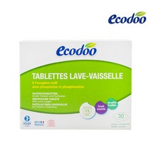 에코두 식기세척기세제 타블렛 600g(30정) x2개, 없음, 상세설명 참조