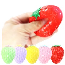 심쿵 딸기 말랑이 찐득이 주물럭 슬라임 사은 판촉 선물 묵사발 포도송이 심쿵란