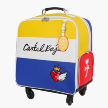 까스텔바작 여성 배색자수 스퀘어 틀롤리백_5BG0MGB704WH, FRE