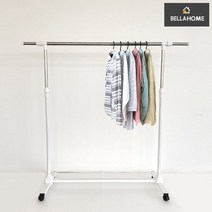 [벨라홈] 아이언 이동식 행거 매장용 확장형 2001-1(CN8992), 단품