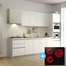 리바트키친 릴리 3.2m(ㅡ자/카운터/전기쿡탑)