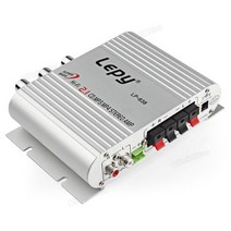 미니앰프 Lepy 자동차 바이크 오토바이 가정용 미니 하이파이 앰프 부스터 MP3 스테레오 라디오 12V