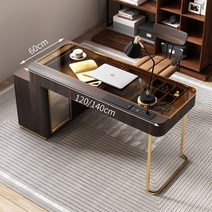 대표 이사 중역 사장실 책상 고급 럭셔리 북유럽 모던, ZS142ㅡ140 스모크 데스크 의자별도문의