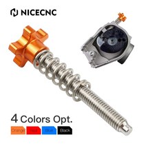 nicecnc 오토바이 ktm xcw exc 250 300 tpi 18-22 xcw 150 tpi 20-22 exc250 exc300 스로틀 공기 속도 아이들 나사 볼트 조절기, 빨간색