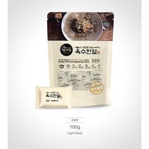 해통령 육수한알 진한맛 자연조미료 휴대용 멸치국물, 100g, 1개