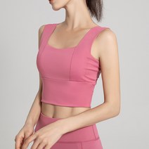 포고티 브리딩 요가 크롭티 민소매