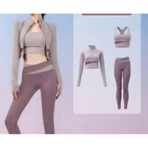 요가복SET 여성 러닝 운동 헬스장 새벽 조깅 가을 2022 전업 속건 옷 긴소매코트