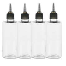 병도매닷컴 투명 뾰족 검정마개 공병 AC150, 100ml., 12개입