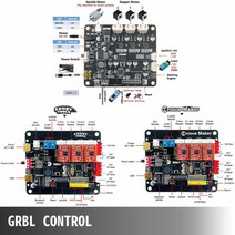 레이저조각기 각인기VEVOR-3 축 CNC 3018 레이저 조각기 기계 USB 포트 GRBL 제어 우드 밀링 DIY 아크, 한개옵션0