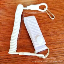 전술 스프링 총끈 벨트 아웃도어 나일론 웨빙 스트랩 벨트 스테인리스 스틸 와이어 본딩 스판 허리 체인 공장, 화이트