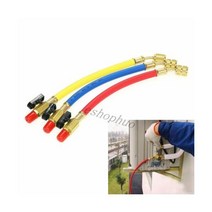 r410a 위탁 냉각 호스 공기 상태 HVAC를 위해 놓이는 3개의 공 벨브 R410A R134A
