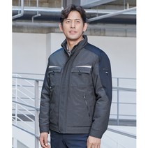 지벤 ZB-J1754 베이직한 겨울 작업복점퍼 회사 건설사 근무복적합 솜패딩, 1개