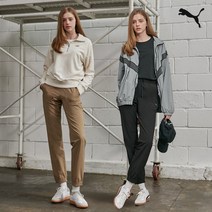 [PUMA] 22FW 푸마스포츠 여성 스포티 기모 조거팬츠 2종세트