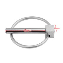 마린 비미니 탑 퀵 릴리스 핀 스테인리스 스틸 딩기 트롤리 트레일러 린치 클립 고정 보트 6mm 4 개, 한개옵션0