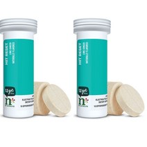 미국 USA 암웨이 정품 n by Nutrilite Hit Reset 발포성 정제 10정 2팩 Amway, 10개입, 2개