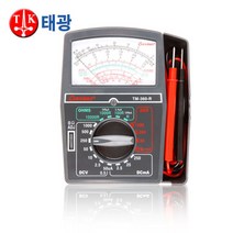 [디어제스트]_태광전자-아날로그테스타기 TM-360R 1000V (1EA) 측정기기 테스터기 장비 용공구 직류전류증폭도★★★★★, ▦▦▦이 상품으로 구매할래요