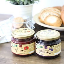 사그담 참농꾼 유기농 딸기잼과 블루베리잼 .