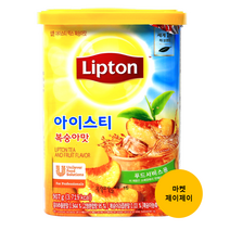 립톤 아이스티 믹스 복숭아맛, 27개, 1통, 907g