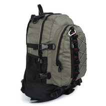 가볍고튼튼한 나침반지퍼 피로절감배낭 가방 여행 백패킹 생활방수 등산동호회 등쿠션, 카키