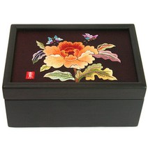 [소춘김영자]명품손자수 명함함(부용화)