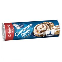Pillsbury Cinnamon Rolls 미국 필스버리 오리지널 아이싱 시나몬롤 생지 도우 8개입 3통