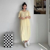 신세계TV쇼핑 [옷자락] 여자 여름 임부복 등원룩 시원한 롱원피스