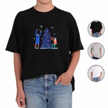 디자인티셔츠 아토 크리스마스트리 꾸미기 티셔츠