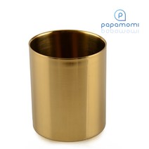 스텐컵 304 스테인레스 이중 컵 400ml 골드 금색 스텐 잔 음료 물 파인트