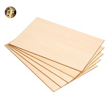 목공 공예 1.5mm 두께 Basswood 미완성 된 나무 조각 모델 모래 테이블 건물 DIY, [04] 10Pcs 100x200mm, 10개