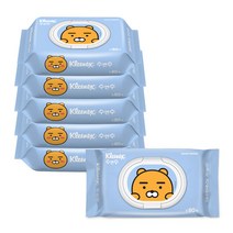 크리넥스 수앤수 X 카카오 캡 80매 X 6팩 (라이언)