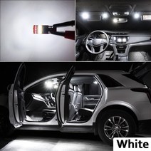포드 익스플로러 호환 MDNG Canbus LED 키트 2017 맵 돔 트렁크 번호판 램프, 6.White - 2002-2005 15pcs