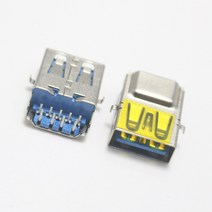 2pcs 여성 USB 3.0 포트 잭 소켓 커넥터 핀 Dell ASUS HP 노트북 컴퓨터 수리 액세서리 1.7cm