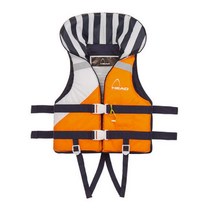 코오롱 헤드 아동 부력 베스트 오렌지 초경량 키즈 재귀반사 남아 여아 어린이 호루라기 안전 구명조끼 KDAAX20500ORX