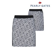 파리게이츠 골프 pearlygatesgolf여성 스마일 울오버 로고 큐롯스커트 P521A1PC372_BK, 001, BK