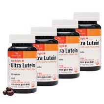 캐나다 루테인 아이 브라이트 눈건강 영양제 2개월4통 수험생 직장인 눈이피곤할때 침침할때 루태인