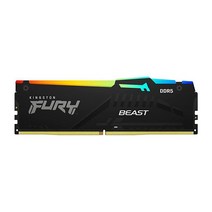 Kingston 테크놀로지 Fury 비스트 RGB 8GB 6000MT/s DDR5 CL40 DIMM 데스크탑 메모리 싱글 모듈 인텔 XMP 30 적외선 동기화 기술 오버클럭 안정성, 5600MT/s_8GB